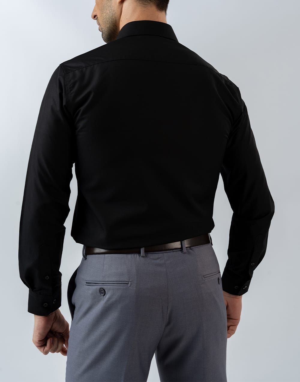 Buy Mens Long Sleeve Black Formal Shirt Online in Sri Lanka Vantage