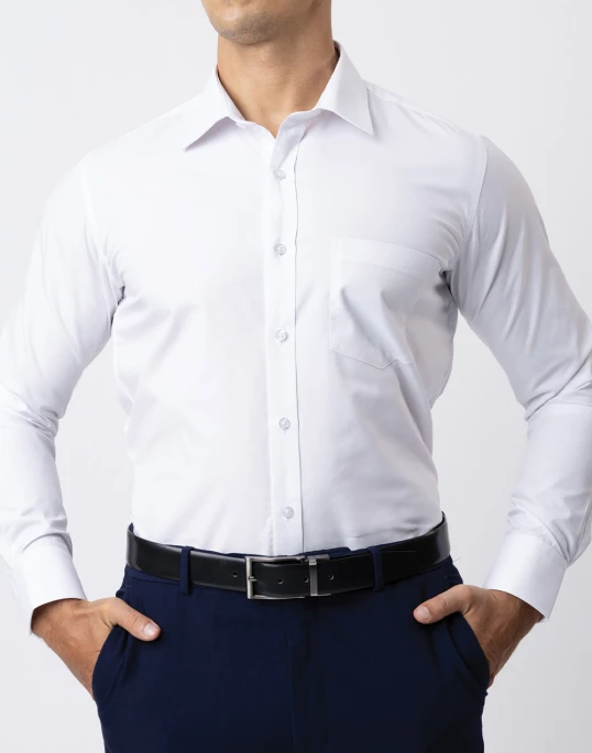 Vantage Business Long Sleeve Mens Formal Wear Shirt