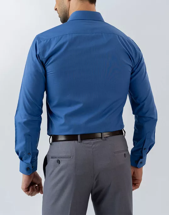 Mens Long Sleeve Light Blue Formal Shirt