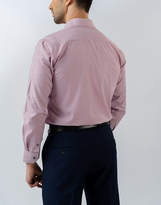 Mens Long Sleeve Light Pink Filafil Formal Wear Shirt