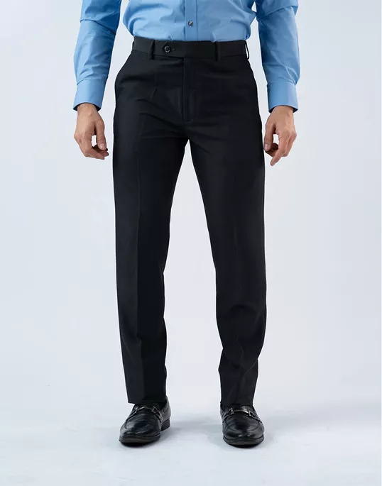 Vantage Blue 4 way Stretch Grey Formal Wear Trouser