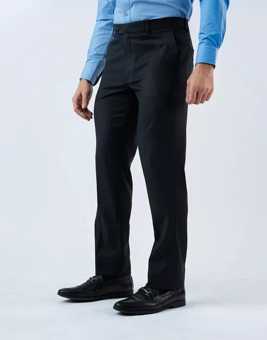 Vantage Blue Auto Flex Grey Ultra Slim Fit Formal Wear Trouser