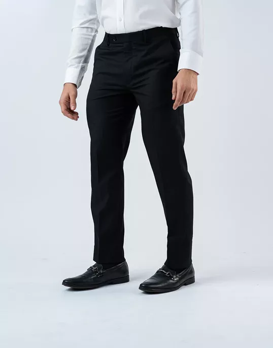  Ebony Mens  Ultra Slim Fit Black Formal Wear  Trouser