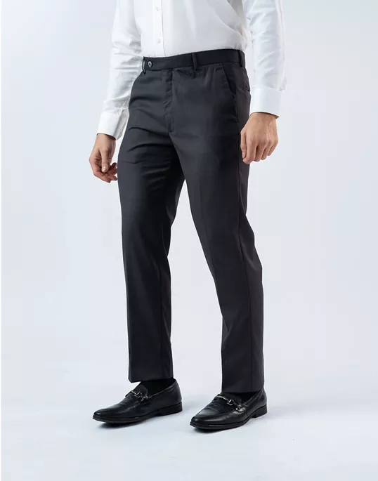  Vantage Mens  Ultra Slim Fit Grey Formal Wear  Trouser