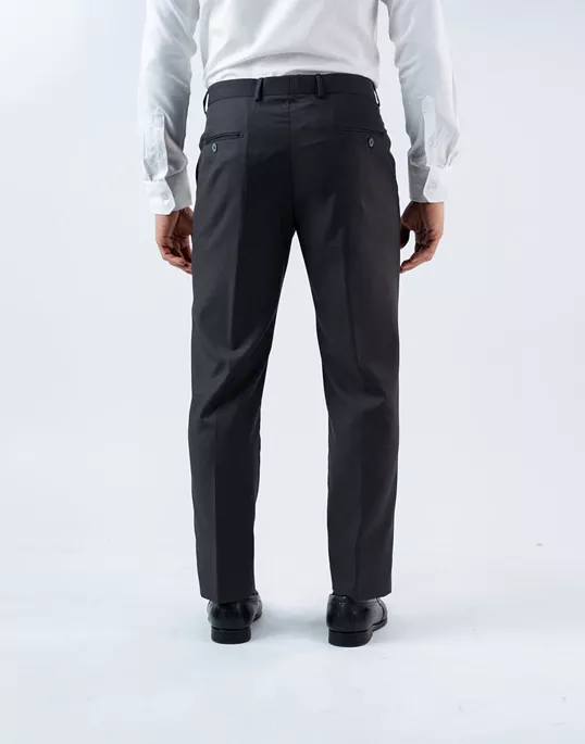  Vantage Mens  Ultra Slim Fit Grey Formal Wear  Trouser