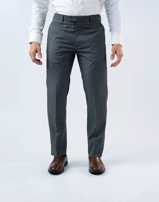  Vantage Mens  Ultra Slim Fit Ash Formal Wear  Trouser