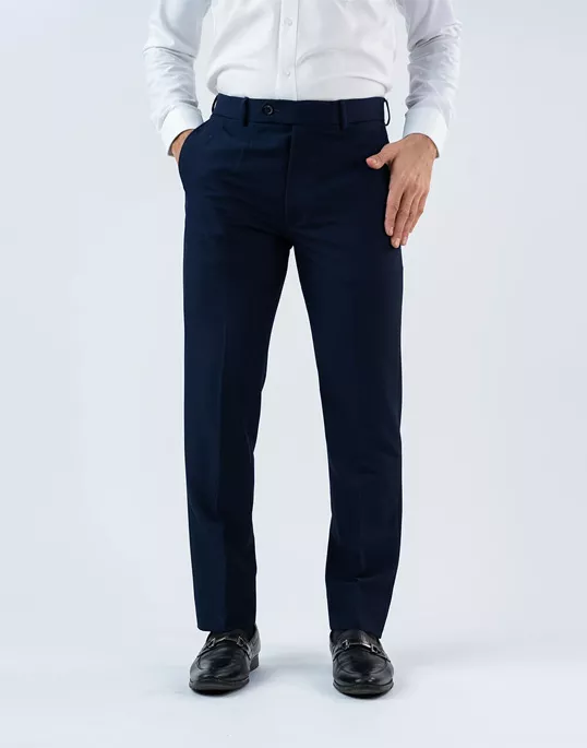  Vantage Mens  Ultra Slim Fit Blue Formal Wear  Trouser