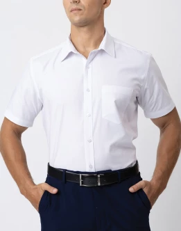 Vantage Business Short Sleeve Mens Formal Wear Shirt