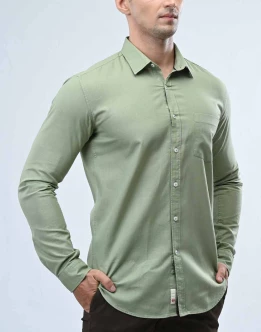 Ebony Casual Long Sleeve Slim Fit Mens Shirt