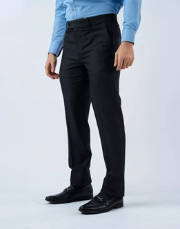 Vantage Blue 4 way Stretch Grey Formal Wear Trouser