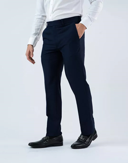 Vantage Blue 4 way Stretch Blue Formal Wear Trouser