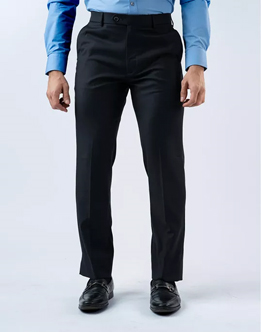 Vantage Blue Auto Flex Grey Ultra Slim Fit Formal Wear Trouser