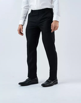  Ebony Mens  Ultra Slim Fit Black Formal Wear  Trouser