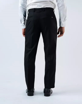  Ebony Mens  Ultra Slim Fit Black Formal Wear  Trouser