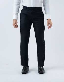  Ebony Mens  Ultra Slim Fit Blue Formal Wear  Trouser