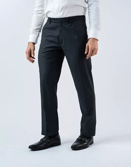  Ebony Mens  Ultra Slim Fit Grey Formal Wear  Trouser